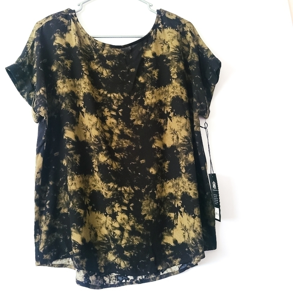 Rock & Republic tie dye Short Sleeves Summer top
